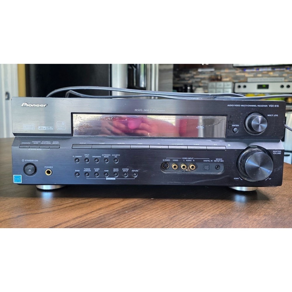 Pioneer VSX-815-K 192khz 24 Bit D/A Converter Receiver Home Theatre - Picture 2 of 16